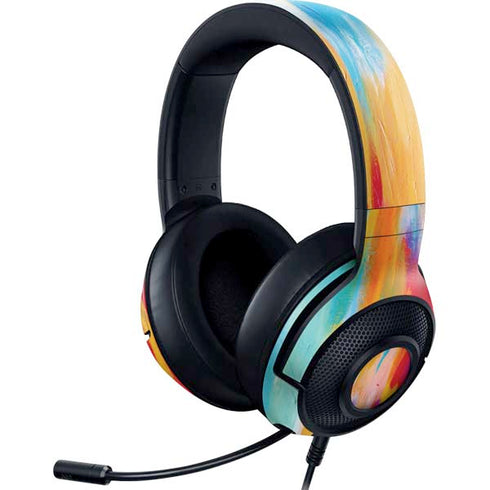 Multicolor Brush Stroke by Etta Vee Razer Kraken X Skin