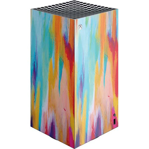 Multicolor Brush Stroke by Etta Vee XBox Series X Digital Edition Console Skin