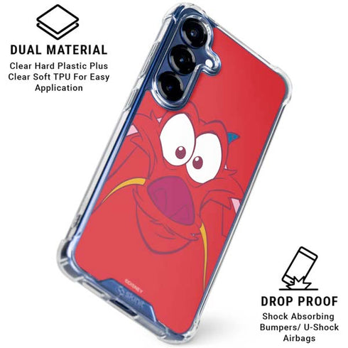 Disney Mulan Mushu Galaxy S25 Plus Clear Case