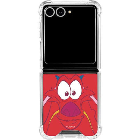 Disney Mulan Mushu Galaxy Z Flip7 Clear Case