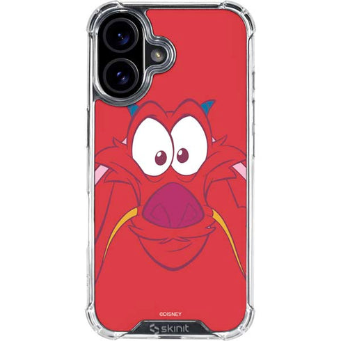 Disney Mulan Mushu iPhone 16 Clear Case