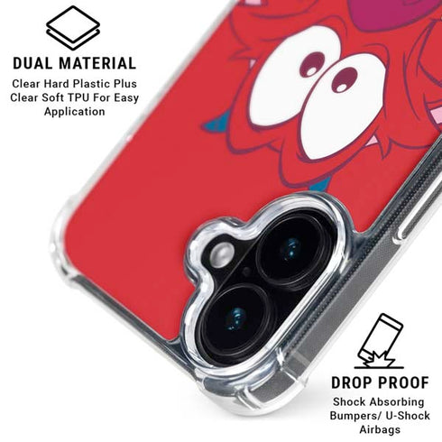 Disney Mulan Mushu iPhone 16 Plus Clear Case