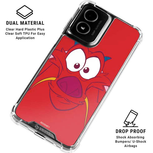 Disney Mulan Mushu Moto G Power 5G (2024) Clear Case