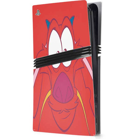 Disney Mulan Mushu PS5 Pro Console Skin