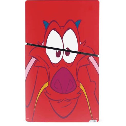 Disney Mulan Mushu PS5 Slim Digital Edition Console Skin