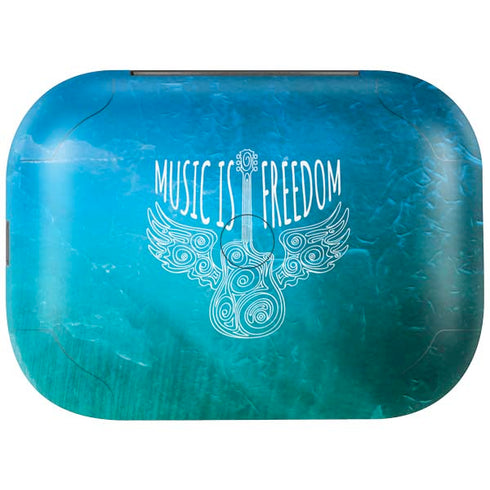 Music Is Freedom Amazon Echo Buds Skin