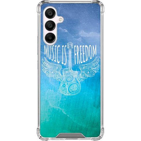 Music Is Freedom Galaxy A16 5G Clear Case