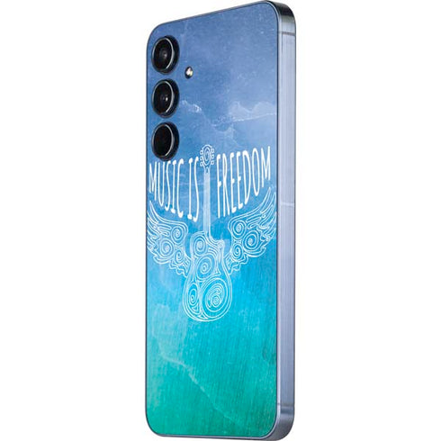 Music Is Freedom Galaxy A55 5G Skin
