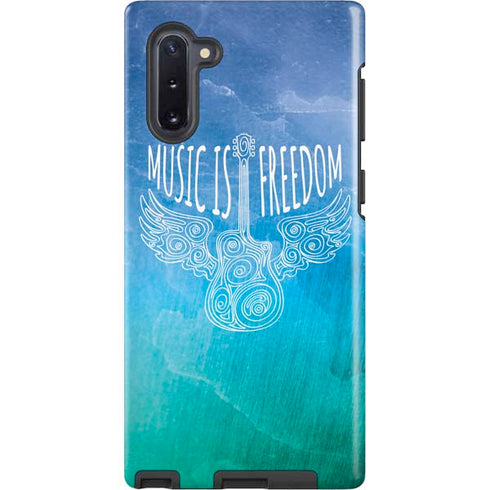 Music Is Freedom Galaxy Cases