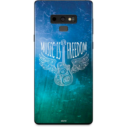Music Is Freedom Galaxy Note 9 Skin