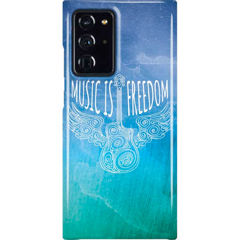 Music Is Freedom Galaxy Cases