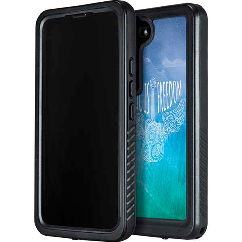 Music Is Freedom Galaxy S24 Plus Waterproof Case