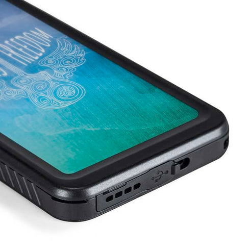 Music Is Freedom Galaxy S24 Plus Waterproof Case