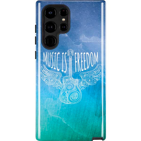 Music Is Freedom Galaxy S25 Ultra Impact Case