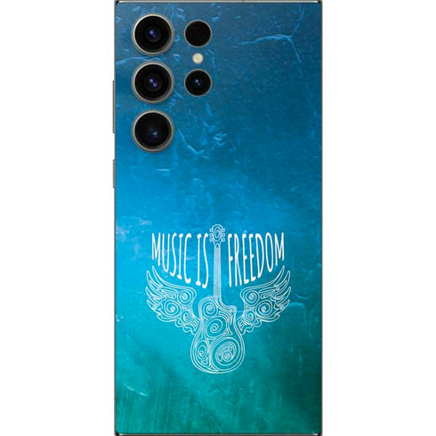 Music Is Freedom Galaxy S24 Ultra Skin