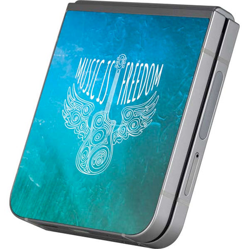 Music Is Freedom Galaxy Z Flip6 Skin