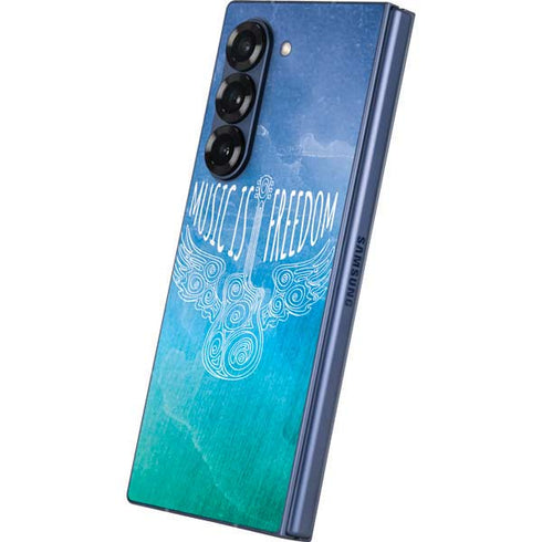 Music Is Freedom Galaxy Z Fold6 Skin