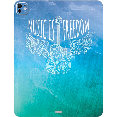 Music Is Freedom iPad Pro 13in M4 (2024) Skin