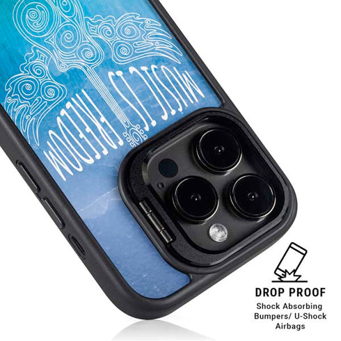 Music Is Freedom iPhone 14 Pro Max Kickstand Case