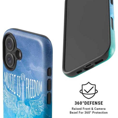 Music Is Freedom iPhone 16 Magsafe Impact Case