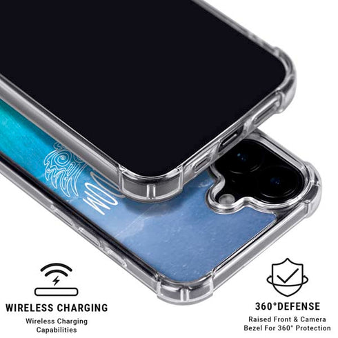Music Is Freedom iPhone 16 Plus Clear Case