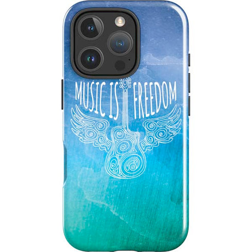 Music Is Freedom iPhone 16 Pro Impact Case