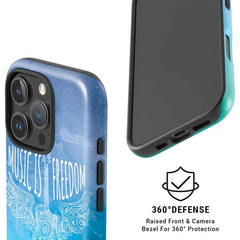 Music Is Freedom iPhone 16 Pro Max Magsafe Impact Case