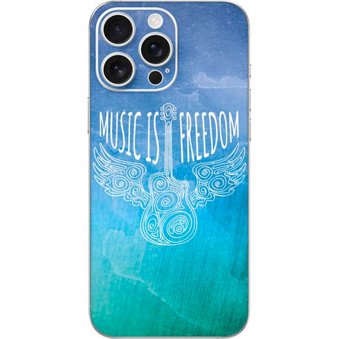 Music Is Freedom iPhone 16 Pro Max Skin