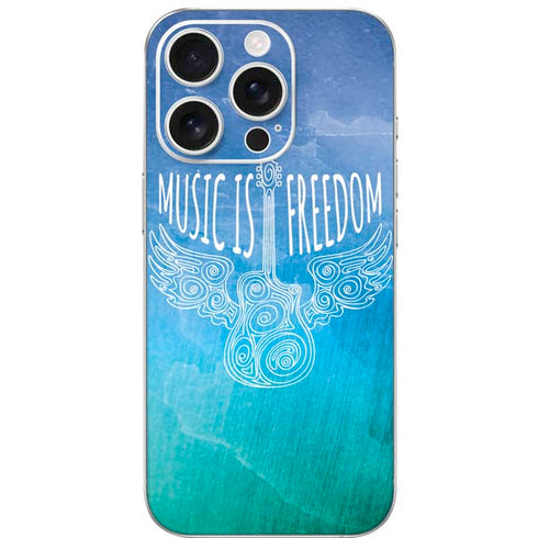 Music Is Freedom iPhone 16 Pro Skin