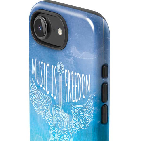 Music Is Freedom iPhone 16e Impact Case