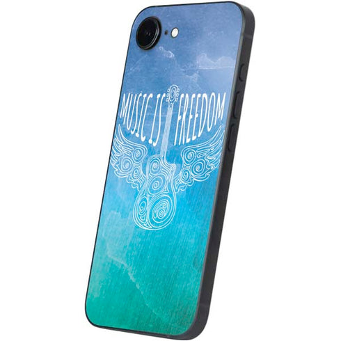 Music Is Freedom iPhone 16e Skin