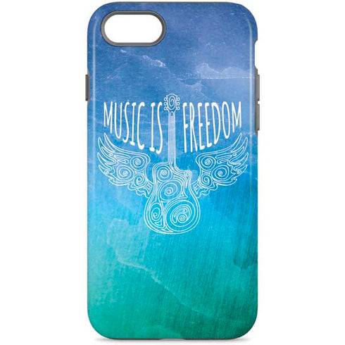 Music Is Freedom iPhone Cases