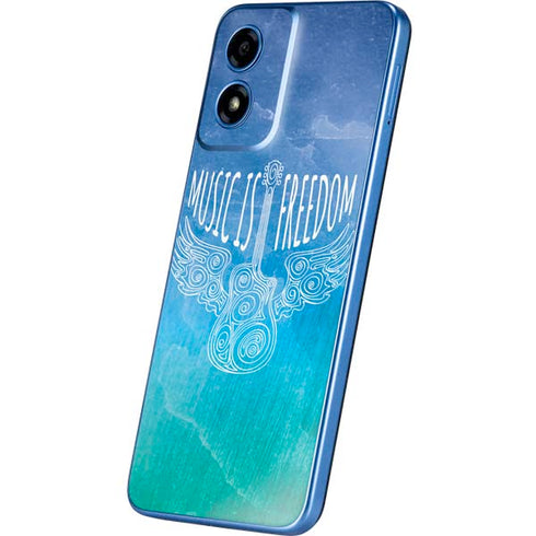 Music Is Freedom Moto G Play 4G (2024) Skin
