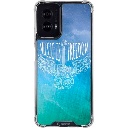 Music Is Freedom Moto G Power 5G (2024) Clear Case