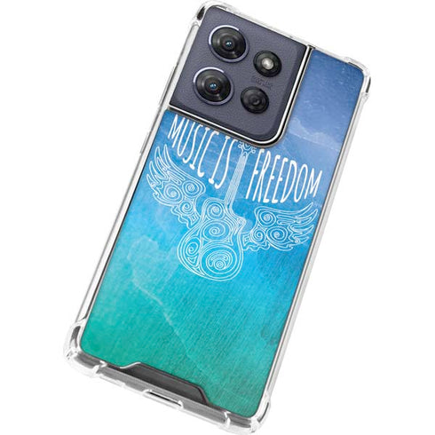 Music Is Freedom Moto G Power 5G (2025) Clear Case