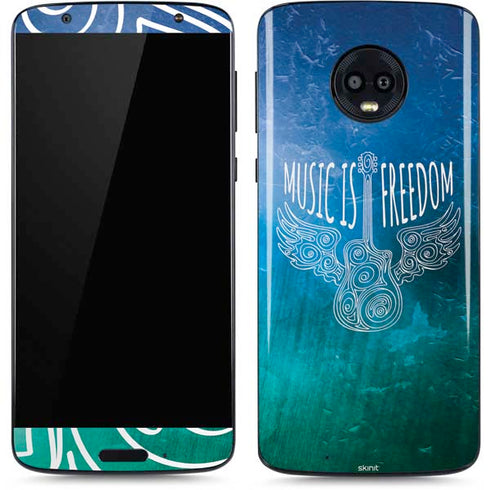 Music Is Freedom Moto G6 Skin