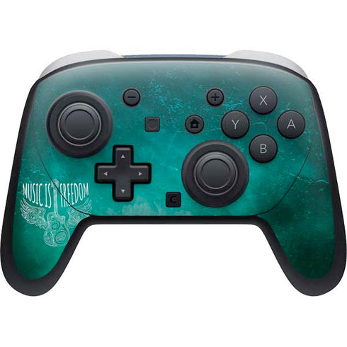 Music Is Freedom Nintendo Switch 2 (2025) Pro Controller Skin