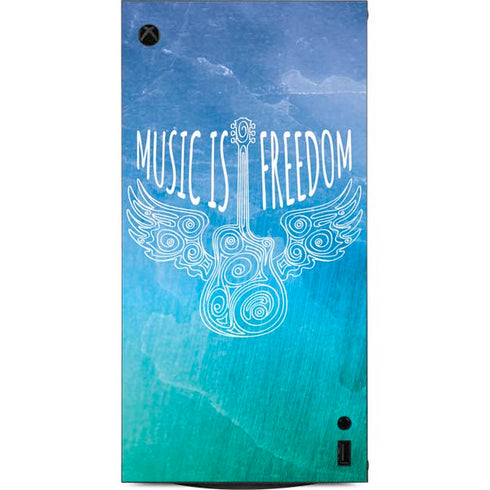 Music Is Freedom XBox Series X Digital Edition Console Skin