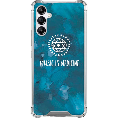 Music is Medicine Gabb Phone 4 Clear Case