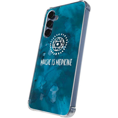 Music is Medicine Galaxy A55 5G Clear Case