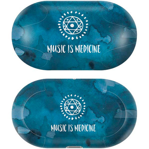 Music is Medicine Galaxy Buds Plus Skin