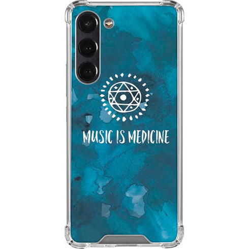 Music is Medicine Galaxy S24 FE Clear Case