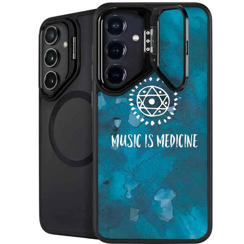 Music is Medicine Galaxy S24 FE Kickstand Case