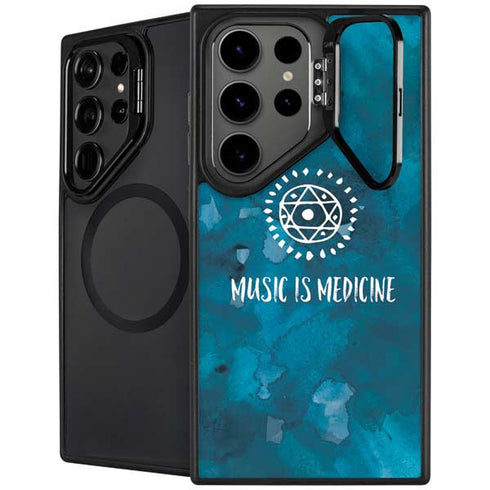Music is Medicine Galaxy S24 Ultra Kickstand Case