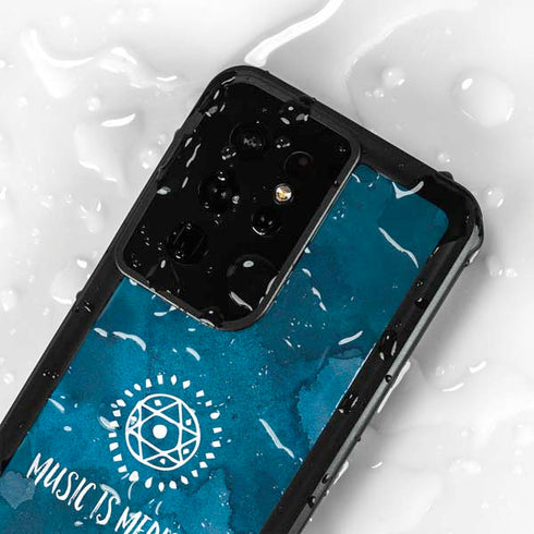Music is Medicine Galaxy S24 Ultra Waterproof Case