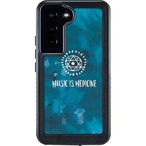Music is Medicine Galaxy S24 Waterproof Case