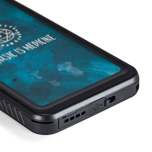 Music is Medicine Galaxy S24 Waterproof Case