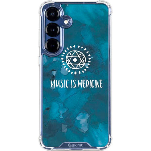 Music is Medicine Galaxy S25 Clear Case