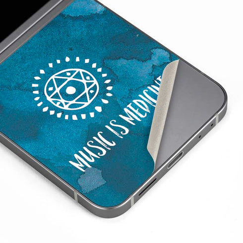 Music is Medicine Galaxy Z Flip6 Skin