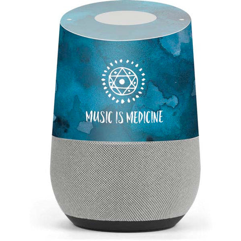 Music is Medicine Google Home Skin